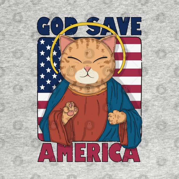 God Save America by Japanese Neko